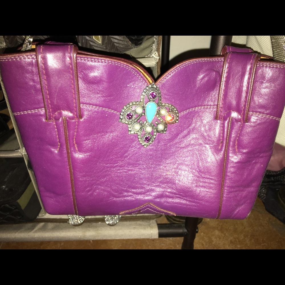 Original small handmade boot purse